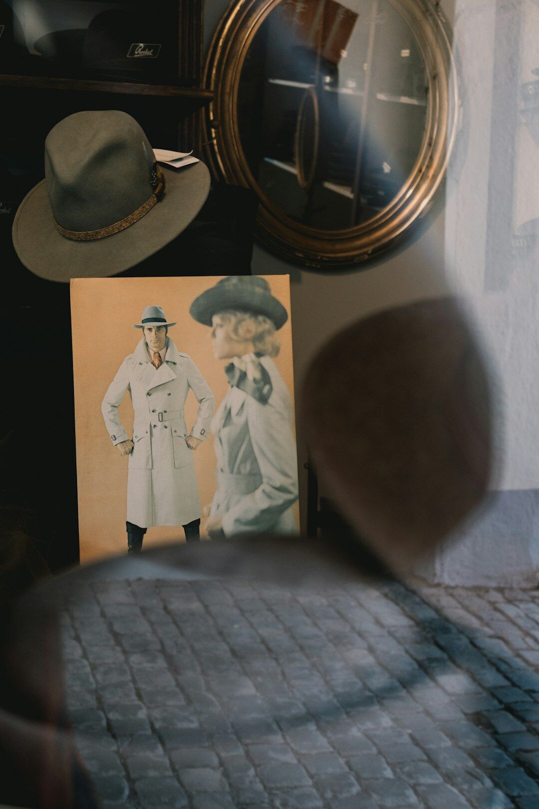 vintage detective hat